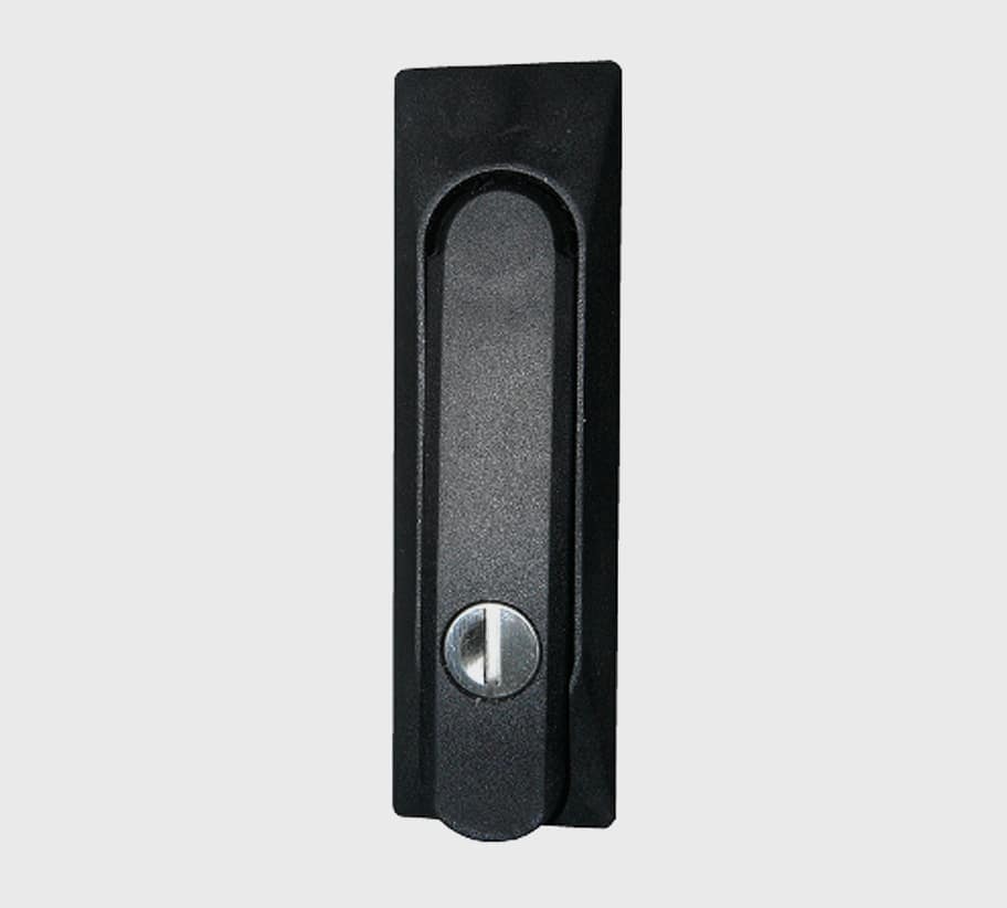 Flush Swing Handle for Server Doors Lock Argent