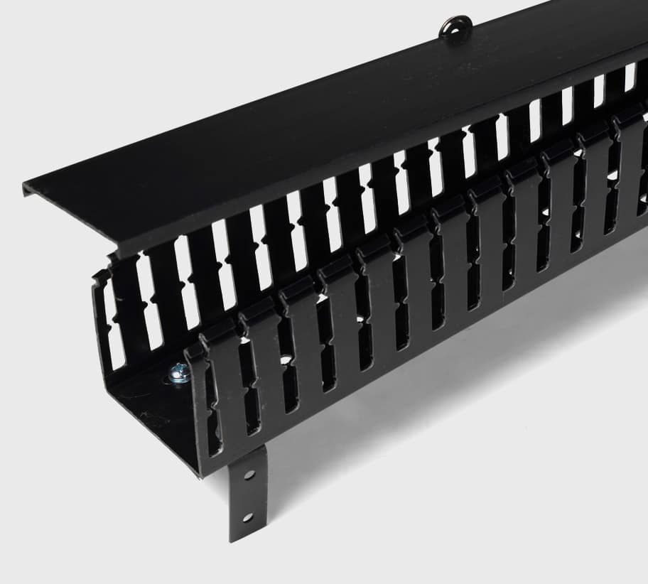 Cable Duct PVC Ducting with Snap On Cover Argent Racks